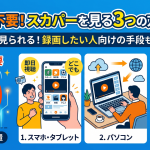 スカパーをアンテナなしで視聴する方法・契約手順は？
