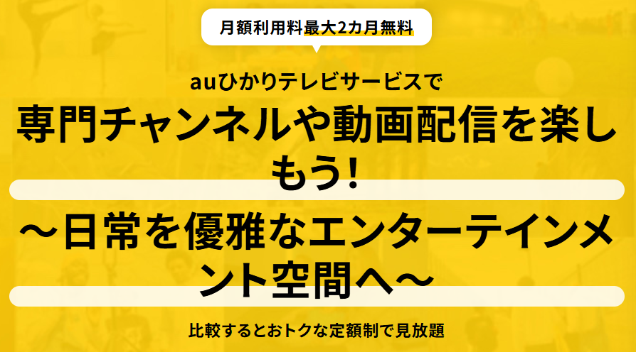 auひかりテレビ