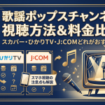 歌謡ポップスチャンネル視聴方法・料金・契約方法は？