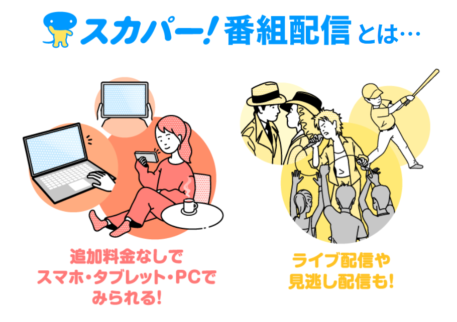 ディズニーチャンネルはスカパー番組配信対応