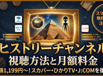 ヒストリーチャンネル視聴方法・料金・スマホで見る方法と契約手順