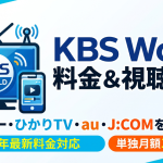 KBS World視聴方法・料金・スマホで見る方法と契約手順